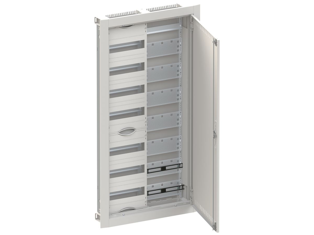 UP-Verteiler ComfortLine 7-reihig 84TE mit belüfteter Tür 615×1164×125mm