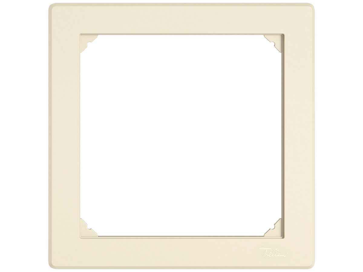 Abdeckrahmen EDIZIO.liv  SNAPFIX® 2×2 156×156mm crema