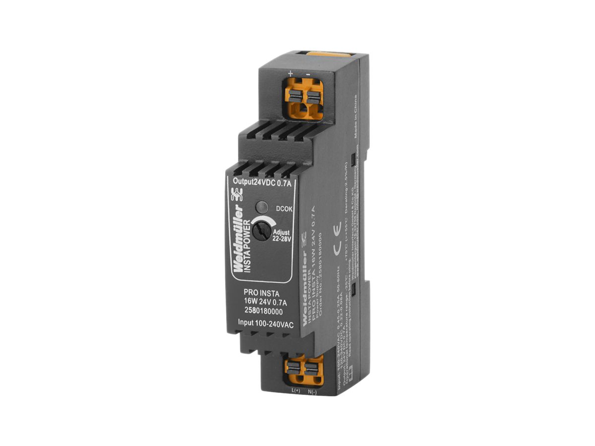 Schaltnetzgerät Weidmüller Connect Power PRO INSTA 16W 24V 0.7A