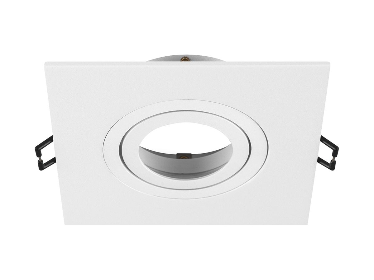 Einbaurahmen SLV NEW TRIA 75 Aluminium 110×110×26mm weiss