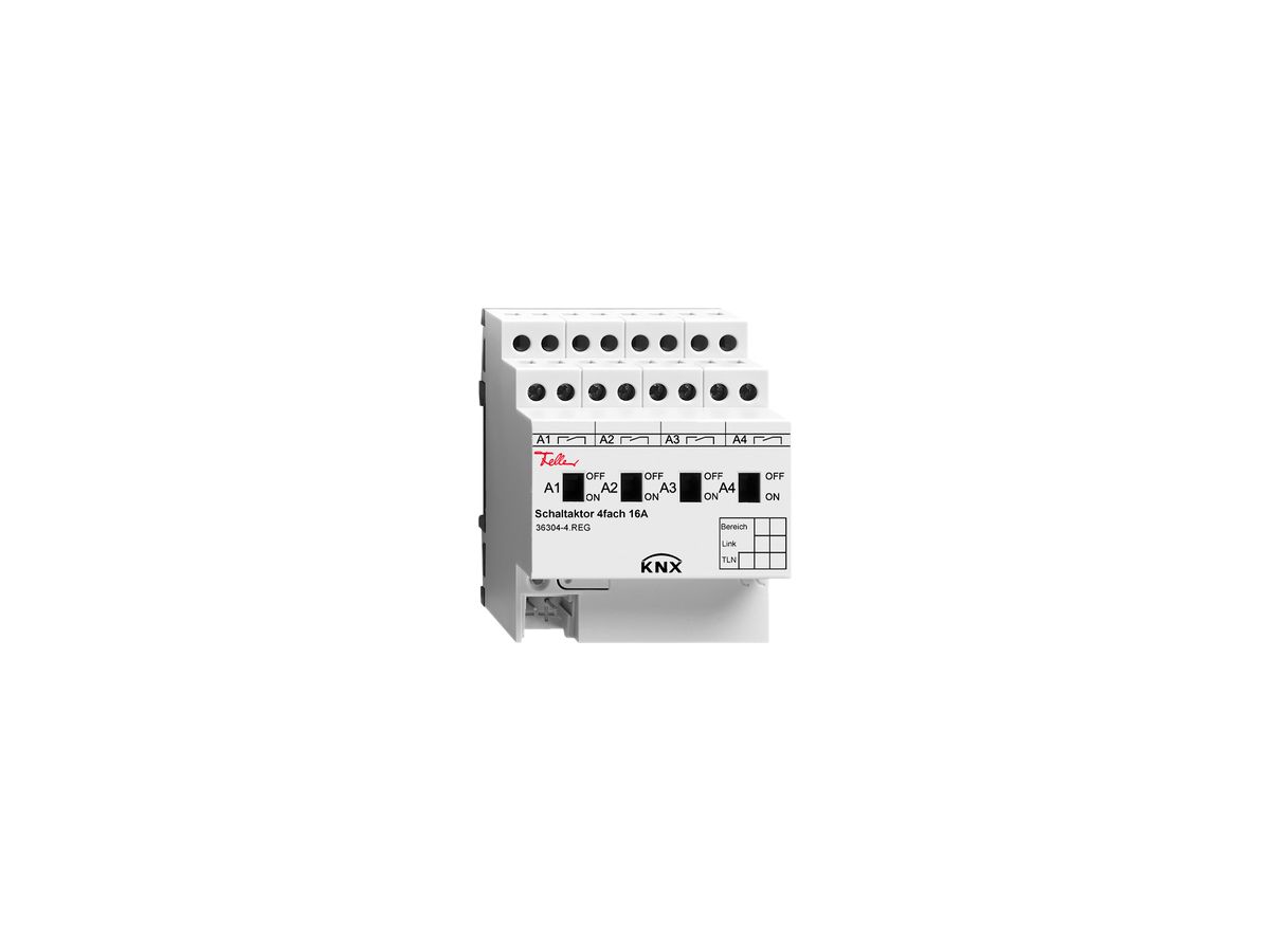 EB-Schaltaktor KNX 4×16A 4TE REG-K FH