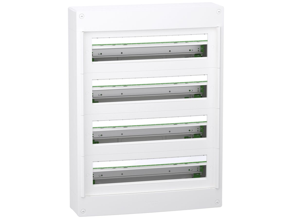 AP-Kleinverteiler SE PrismaSeT XS ohne Tür 4×24TE 550×750×148mm