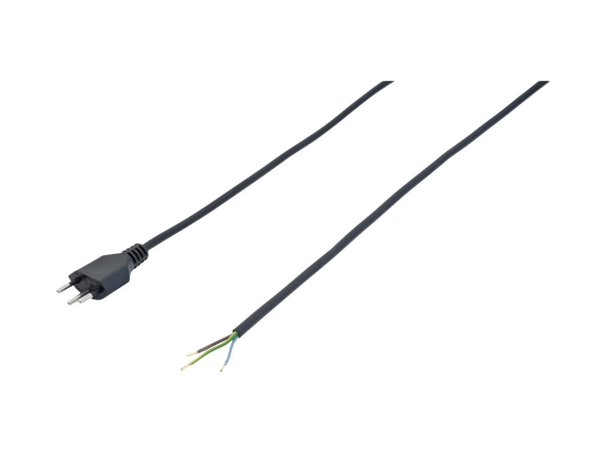 Anschlusskabel MH WIRE PVC T12 Aderendhülse 3×0.75mm² 230V 10A IP20 3m schwarz