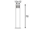 Stehleuchte SLV ARROCK GRANITE 70, E27 15W IP44 salt&pepper