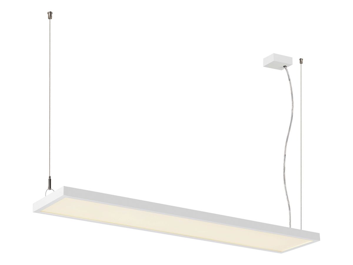 LED-Pendelleuchte SLV WORKLIGHT PRO 120 50W 6100lm 4000K DALI weiss
