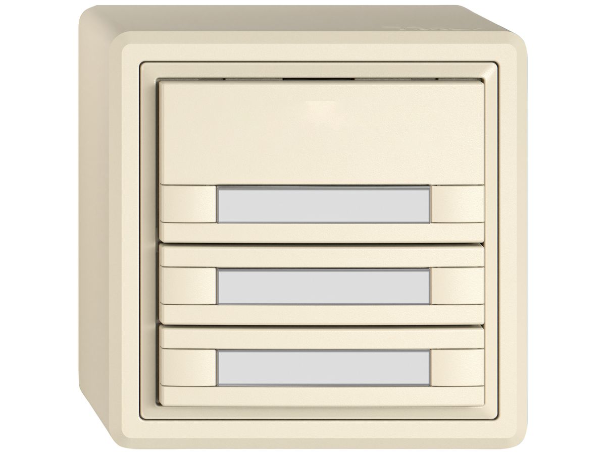 AP-KNX-Taster RGB EDIZIO.liv SNAPFIX® Temperaturfüh.o.LED Pap.6×T 1-Tbed.cr