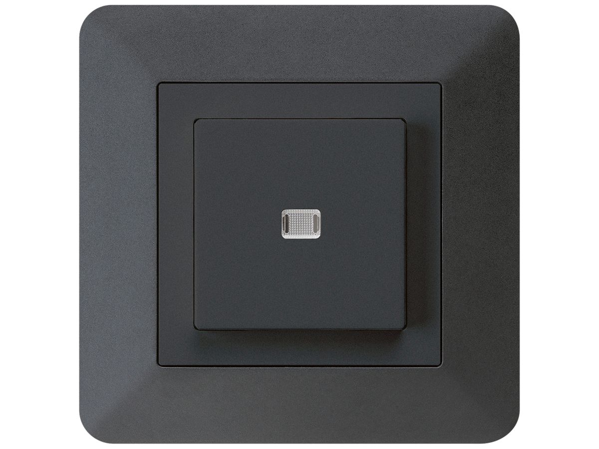 UP-Leuchtdruckschalter kallysto.trend 3/1L schwarz