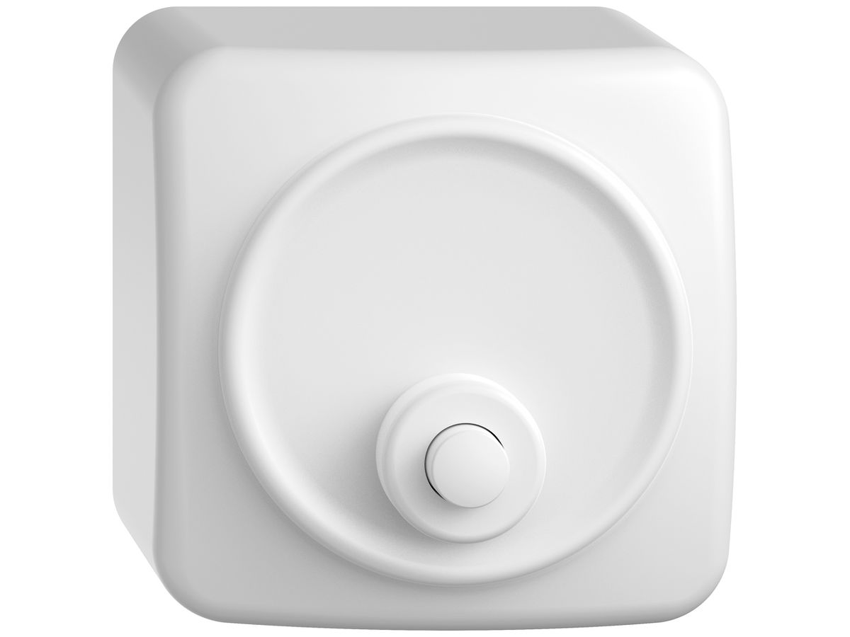 AP-Sonnerie-Drucktaster STANDARDdue SNAPFIX® 6A 250V ws