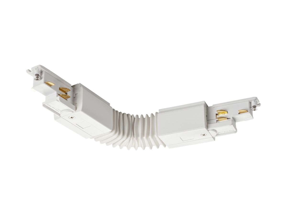 Flex-Verbinder SLV für AP-Stromschiene S-TRACK DALI 3-phasig weiss