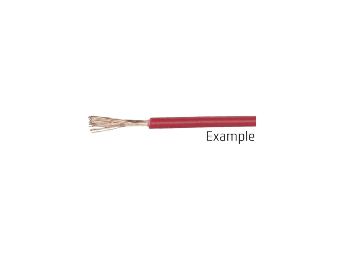 Litze 25mm² halogenfrei rot Eca
