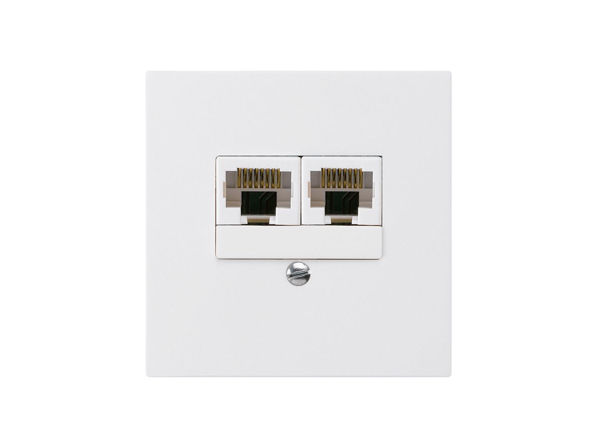 UP-Dose kallysto 2×RJ45u parallel weiss