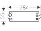 Montageplatte Hensel, für Mi-Leergehäuse Grössen 1, 2, 3, 4, 6