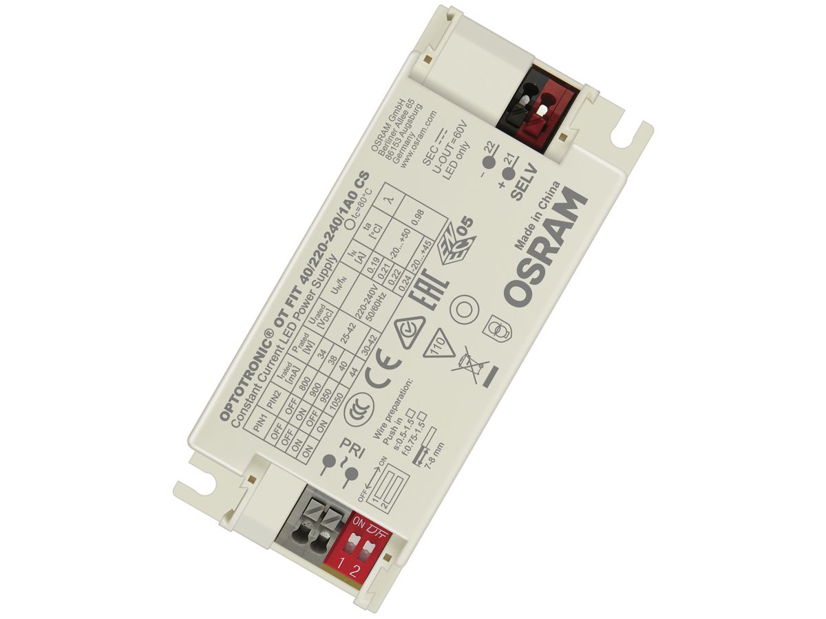 LED-Konverter Osram OT FIT 1050mA 40W IP20