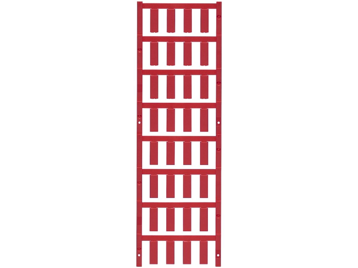 Leitermarkierer Weidmüller MultiCard SF für Ø4.1…4.9mm 21×7.4mm PA66 rot