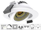 EB-LED Spot MILO 5W/8W ws 3CCT IP65 - 100lm/W,2700/3000/4000K,dimmbar 75-85mm