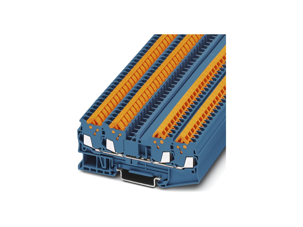 Reihenklemme 0.25…1.5mm² blau Schnellanschluss QTC 1.5-QUATTRO BU