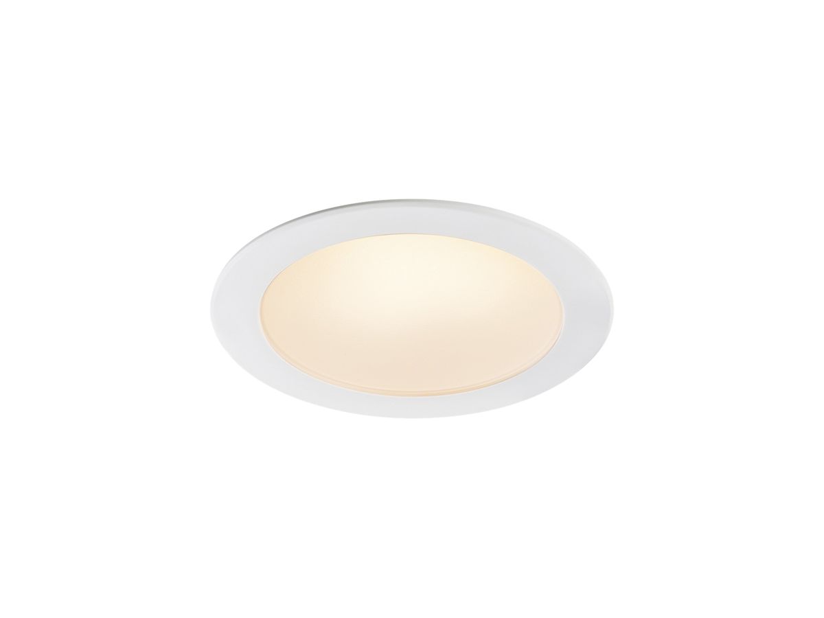 EB-LED-Deckenleuchte SLV AKALO 83 DL 9W 880lm 3000…5700K 90° EB-Ø92mm weiss