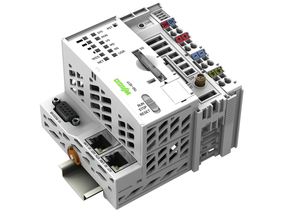 REG-Controller WAGO PFC200 2×ETHERNET RS-232/-485 4G