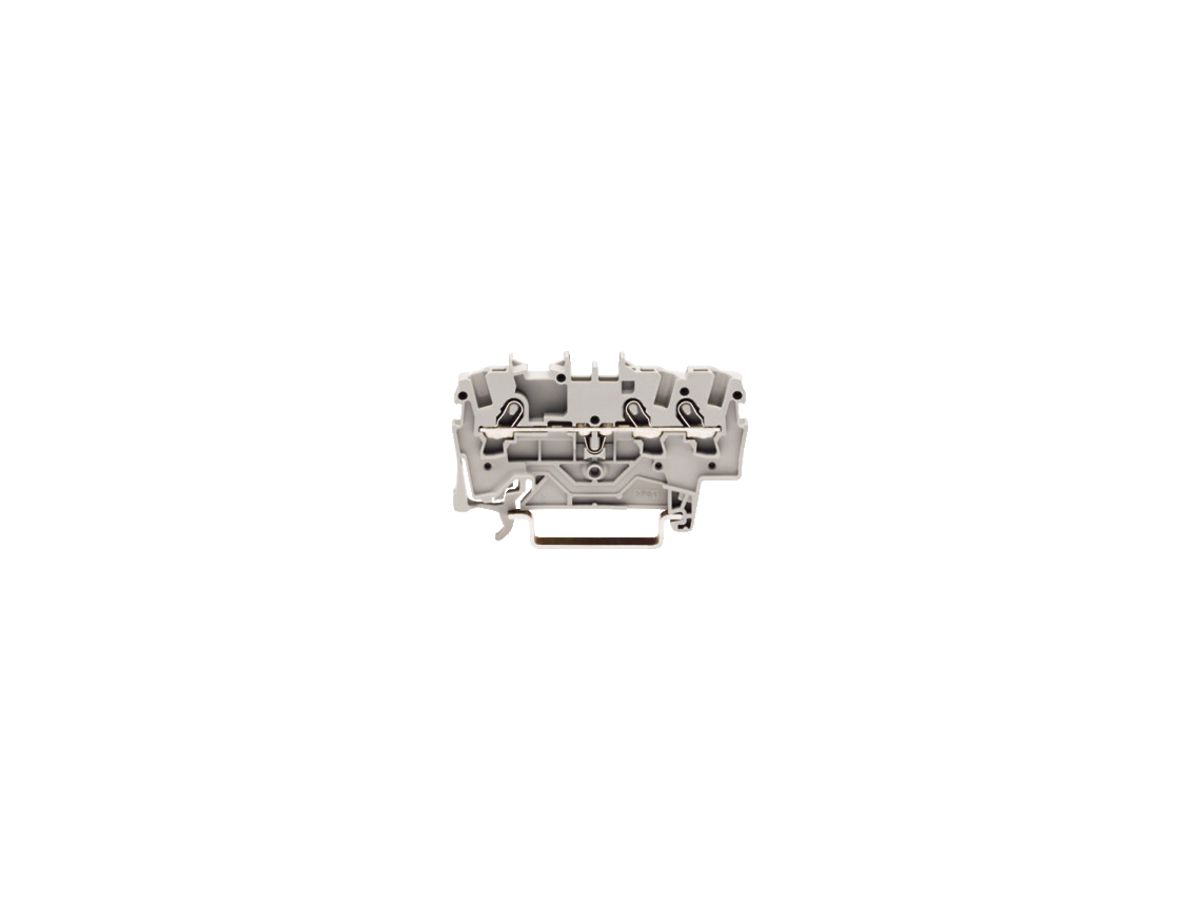 Durchgangsklemme WAGO TOPJOB-S 1.5mm² 3L grau Serie 2001