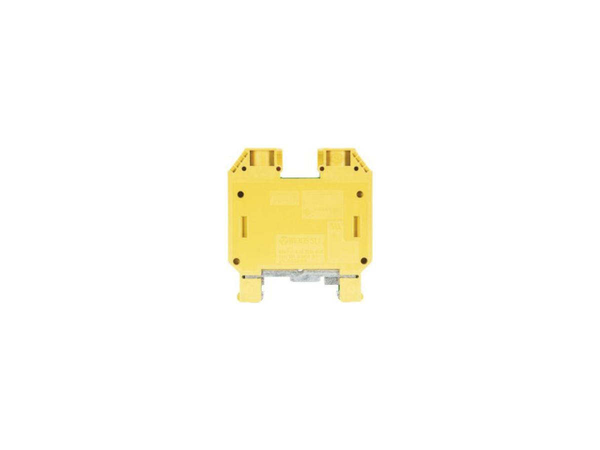 Schutzleiter-Reihenklemme WKN 10…35mm² 2×Schraub.1 Et.Schiene TH35/G32 gn/gb