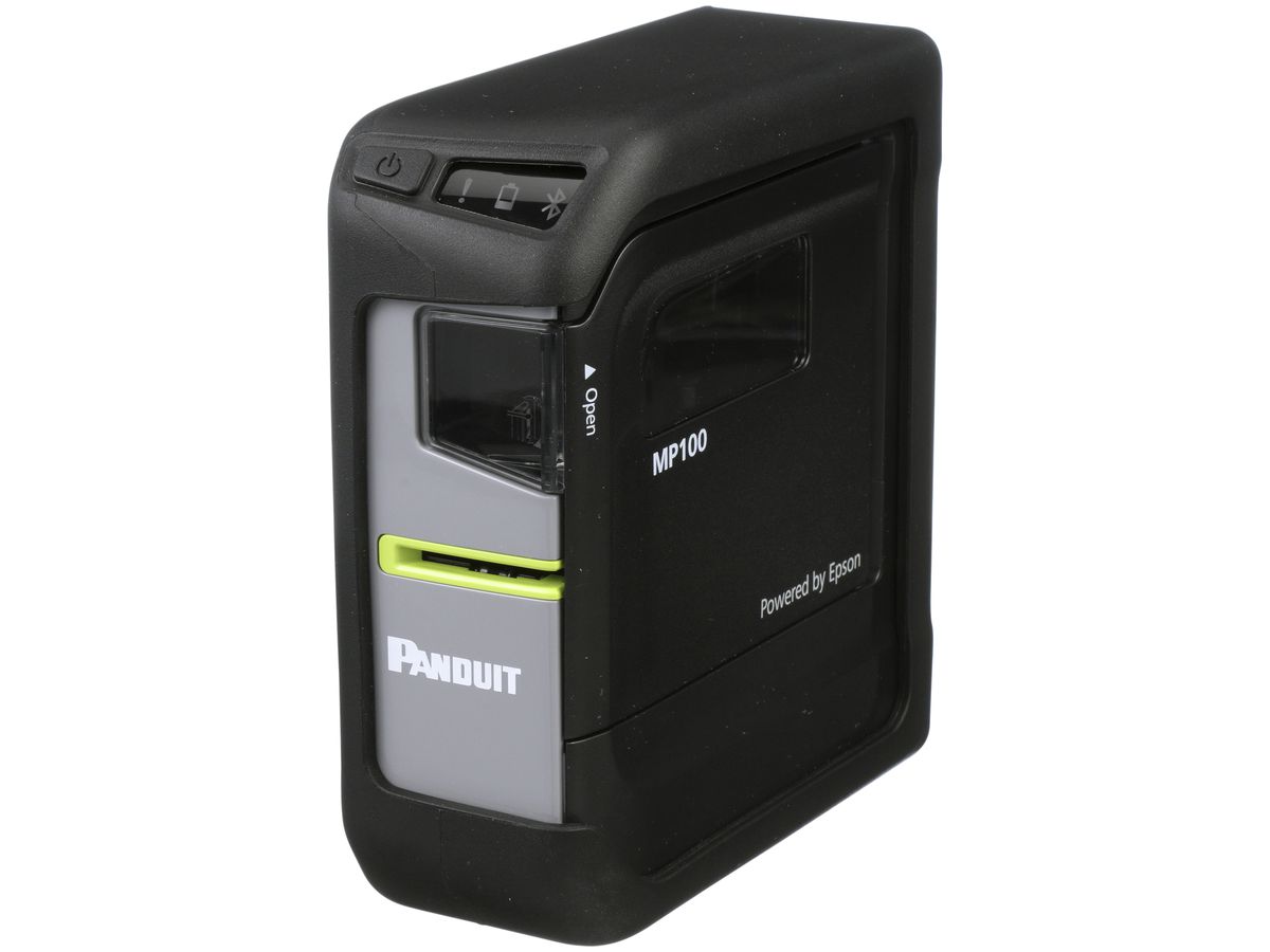 Beschriftungsgerät Panduit mit T100X000VPM-Kassette, USB, AC-Adapter