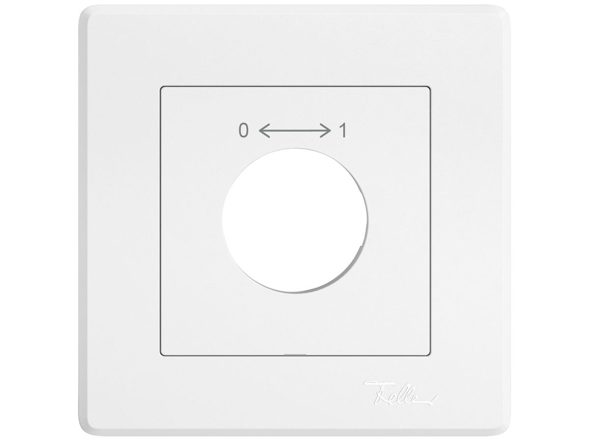 UP-Montageset EDIZIO.liv SNAPFIX® f.Drehschalter m.Schloss 0 → ← 1 ws