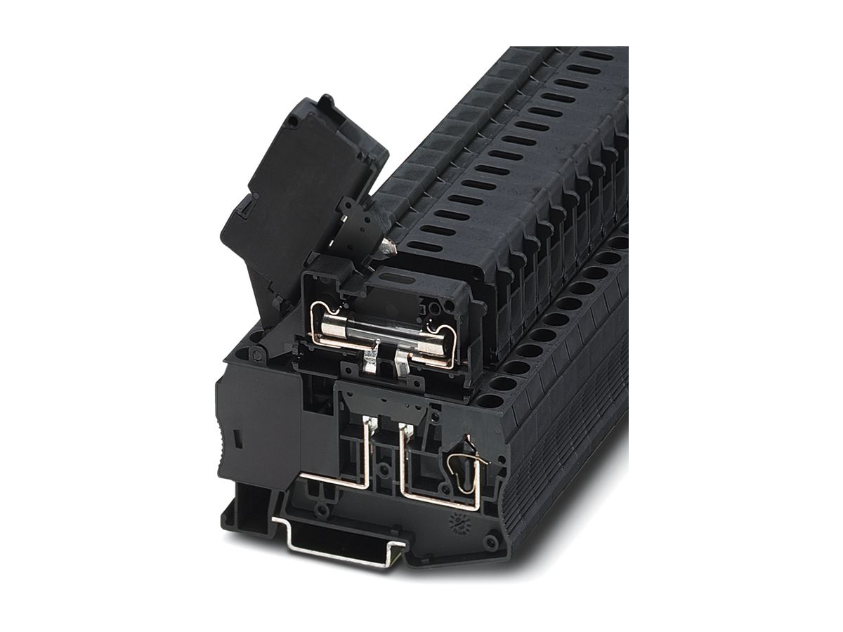 Sicherungsklemme Zugfederan. 10A für G-Sicherung 6×32mm