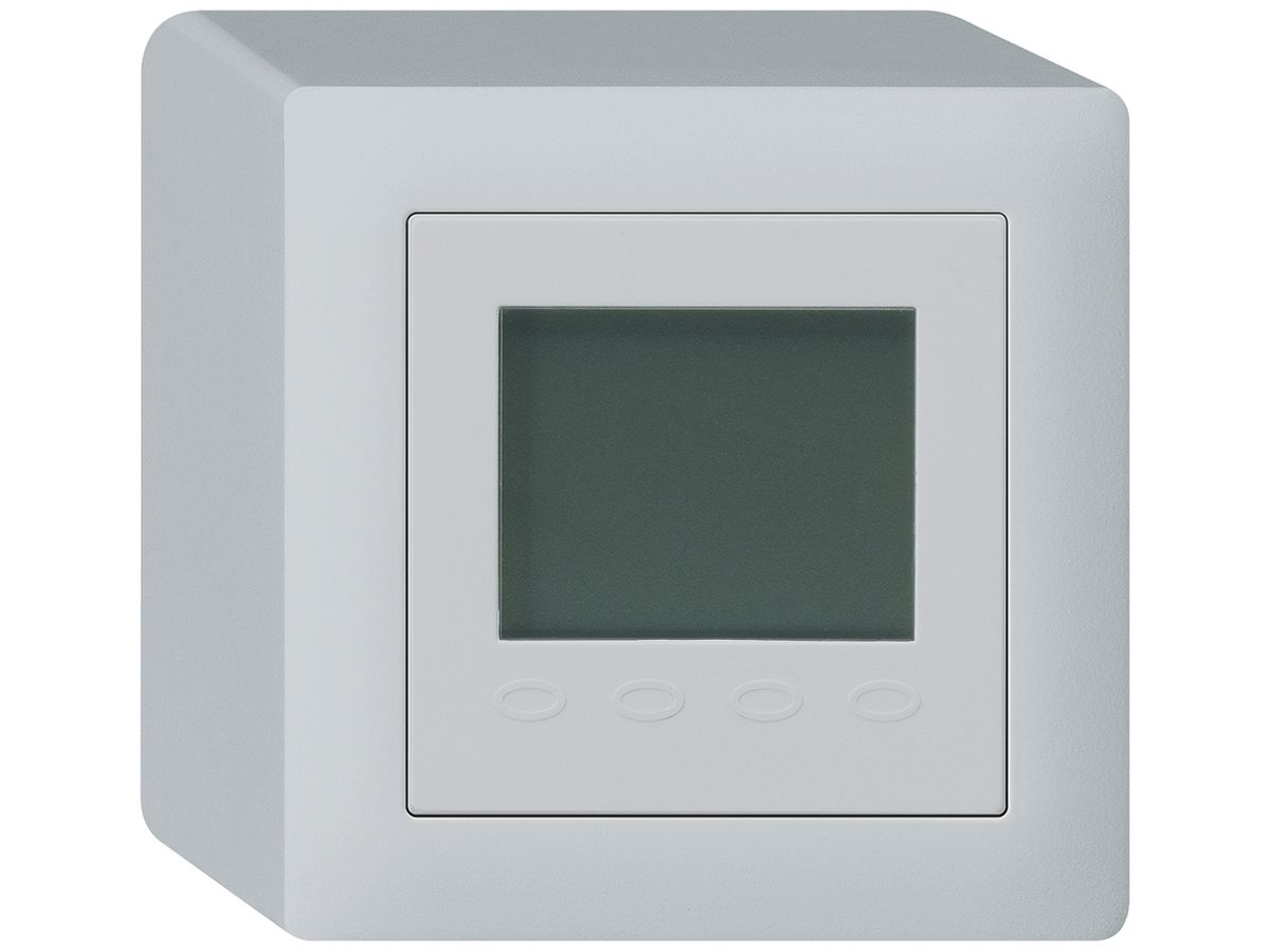 AP-Raumthermostat Hager kallysto Q mit Display lichtgrau