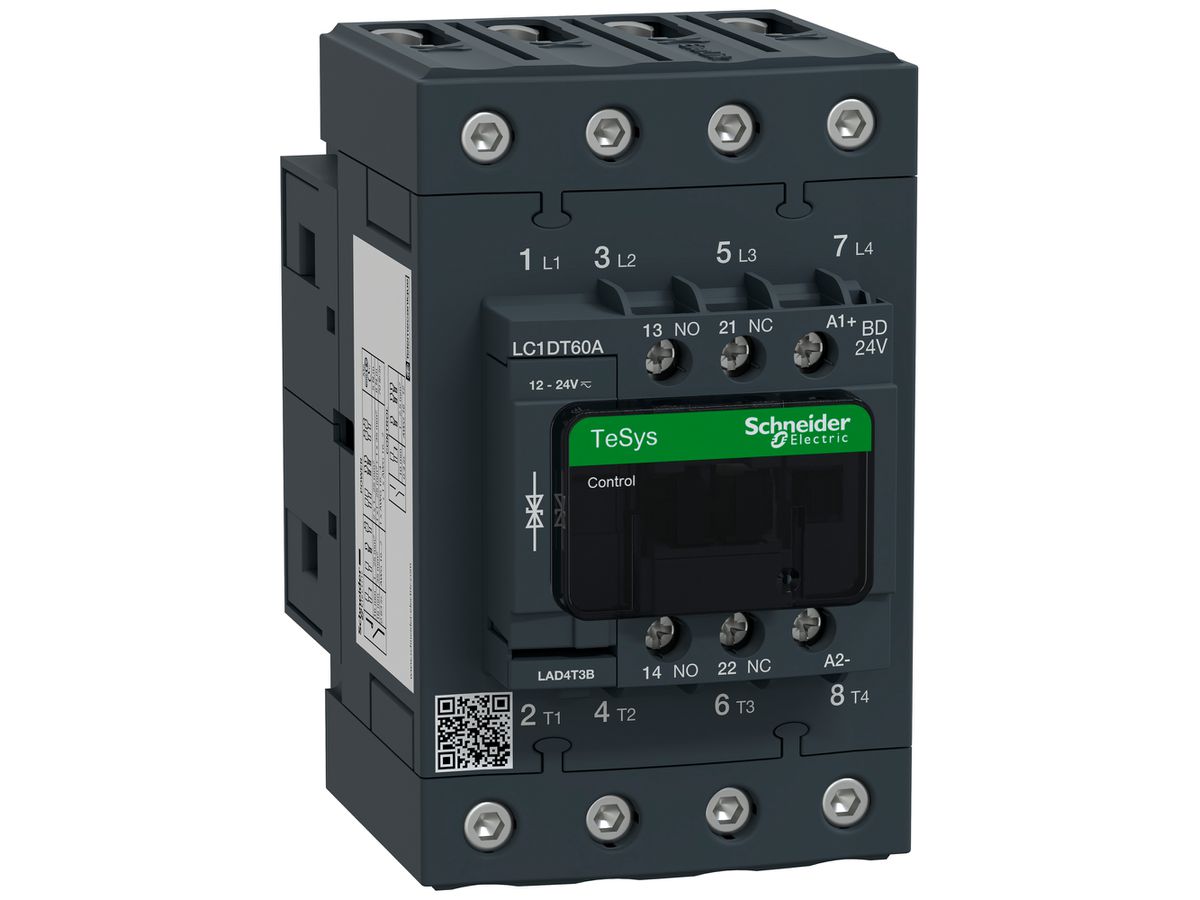 Leistungsschütz TeSys 24VDC 4NO 60A