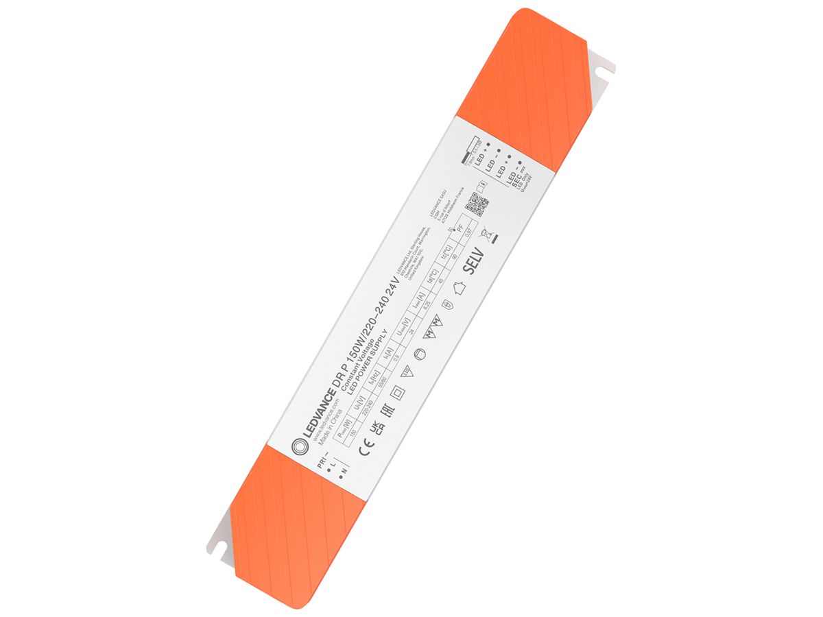 LED-Betriebsgerät LEDVANCE DR P 150W OUT:24V 0…6250mA 253×40×31mm