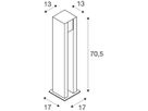 LED-Standleuchte SLV ARROCK SLOT GRANITE, GU10 4W IP44 salt&pepper