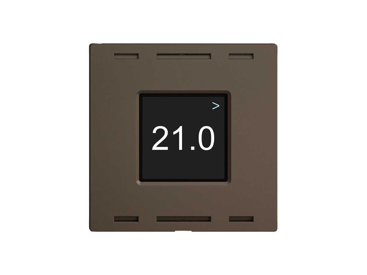 Raumtemperatursensor EDIZIOdue Wiser CO2 230V 5…30°C coffee