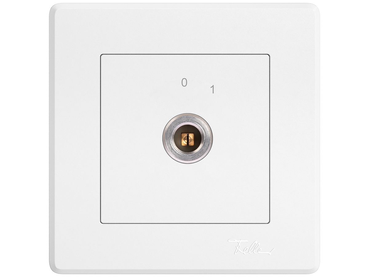 UP-Schlüsselschalter EDIZIO.liv 1P Vierkant/Schlitz 20A 690V 0-1 ws