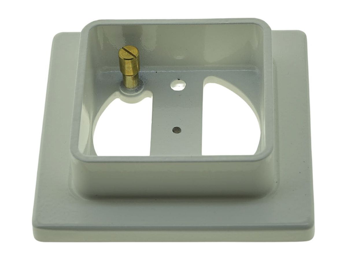 Bodenplatte Ellipse Al weiss, IP54