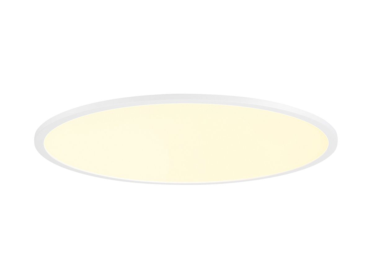 LED-Deckenleuchte SLV PANEL 60 29W 3050lm 3000…4000K DALI DIM Ø600×60mm ws
