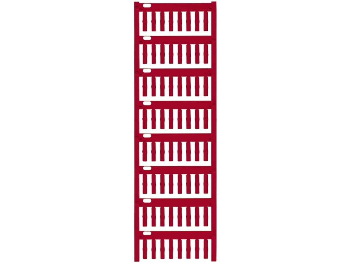 Einsteckschild Weidmüller TM MultiCard 18×4mm PA66 rot
