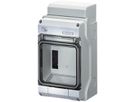 AP-Kleinverteiler Hensel 1-reihig, 228×126×111mm, 4.5 TE (4.5×18 mm), IP65
