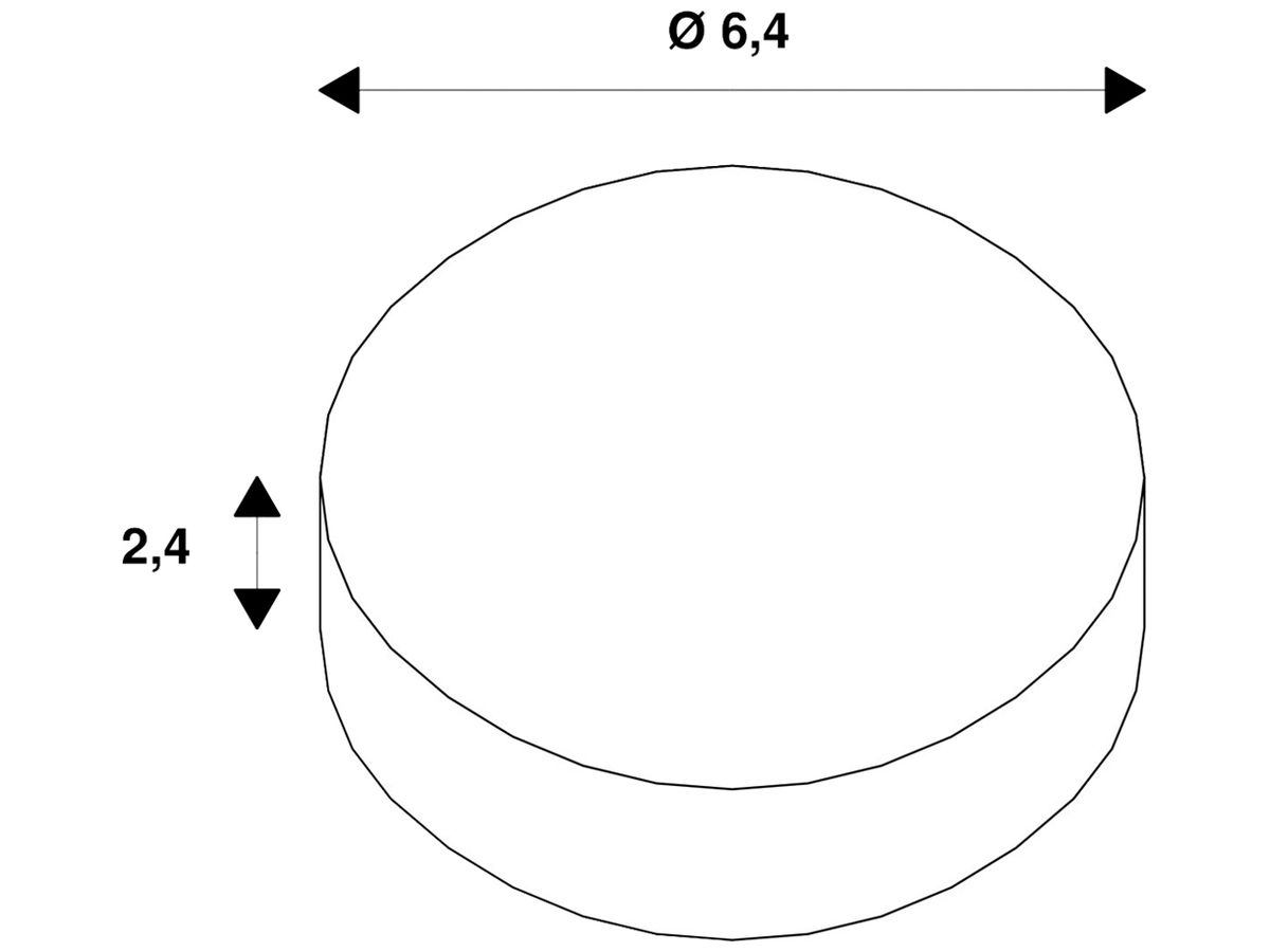 Zierring SLV für ENOLA_B, schwarz