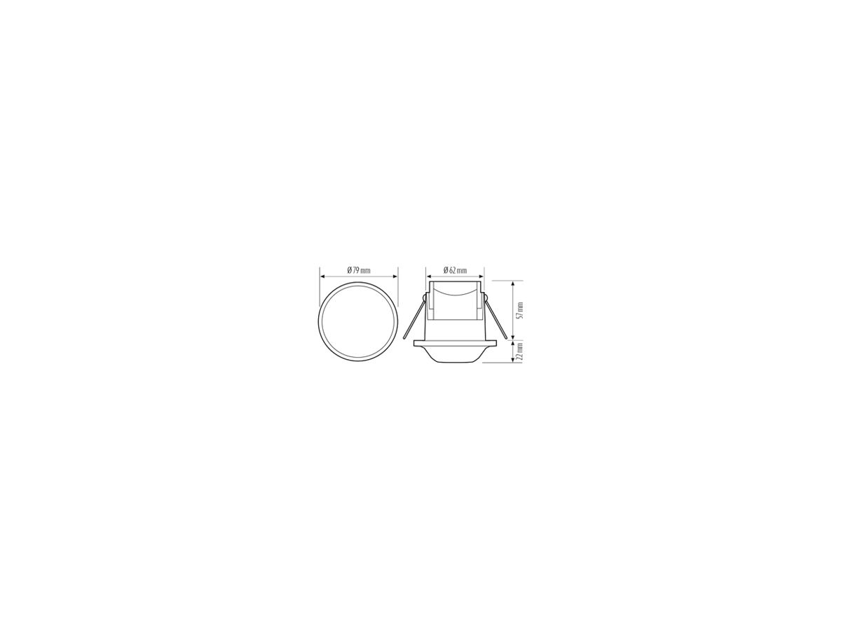 EB-Präsenzmelder Set ESYLUX BASIC PD 360° 08 IR 1C FM, 10 Stück