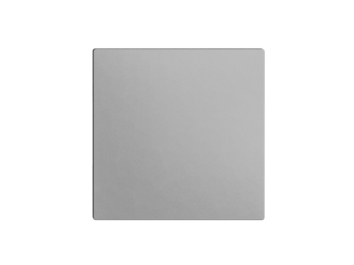 Frontplatte EDIZIOdue silver 60×60mm für Blindabdeckung