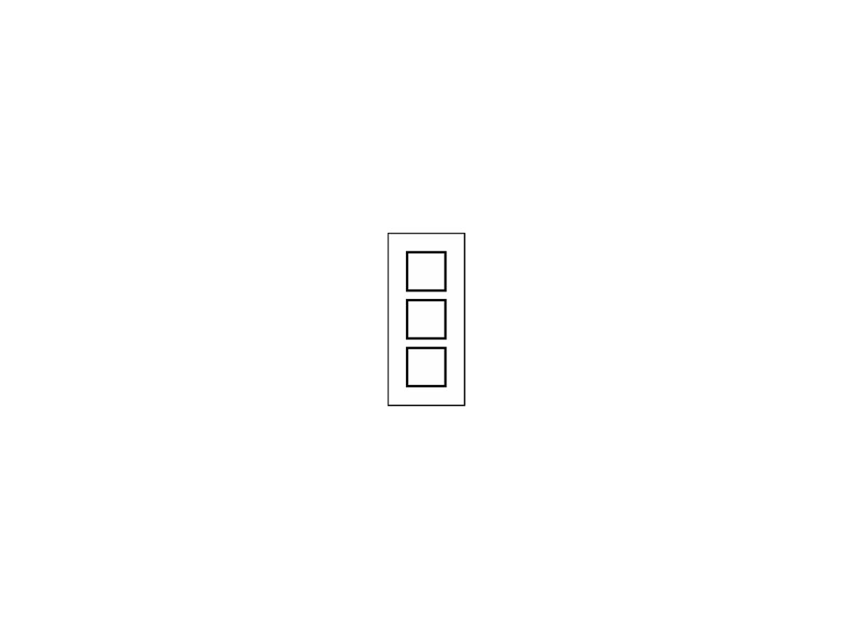 UP-Kopfzeile Feller, 3×1, POMI, schwarz