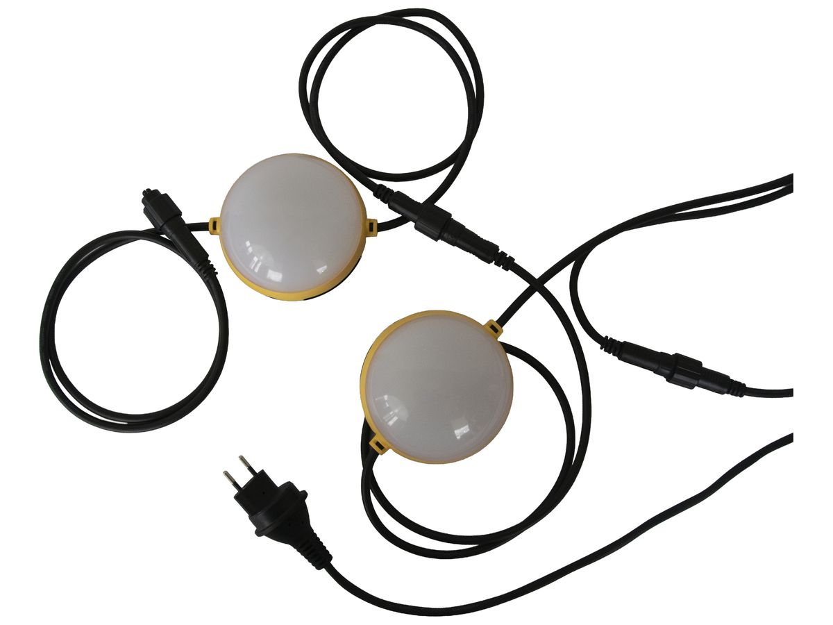 LED-Lichterkette QUICKLED Connect 220…240V 80W 5 LED 11.5m IP65 mehrfarbig