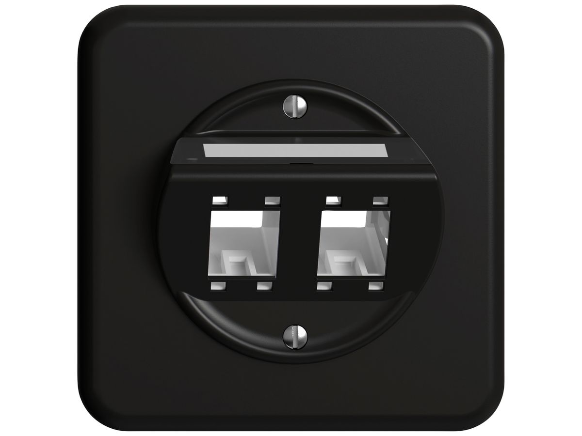 UP-Montageset STANDARDdue SNAPFIX® für freenet Kat.5e/6 Adapter schräg 2× sz