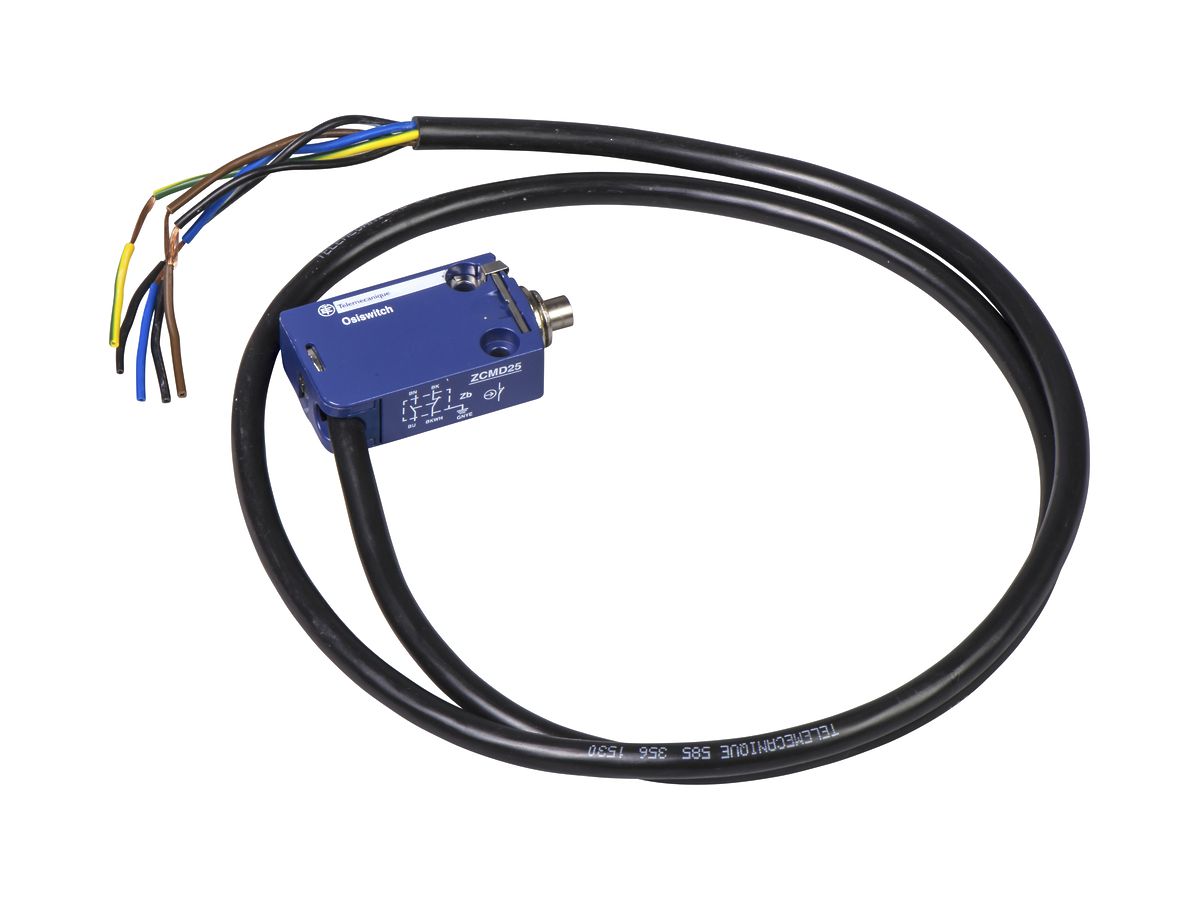 Positionsschalter OsiSense XCMD Kuppenstössel, Kabel 1m