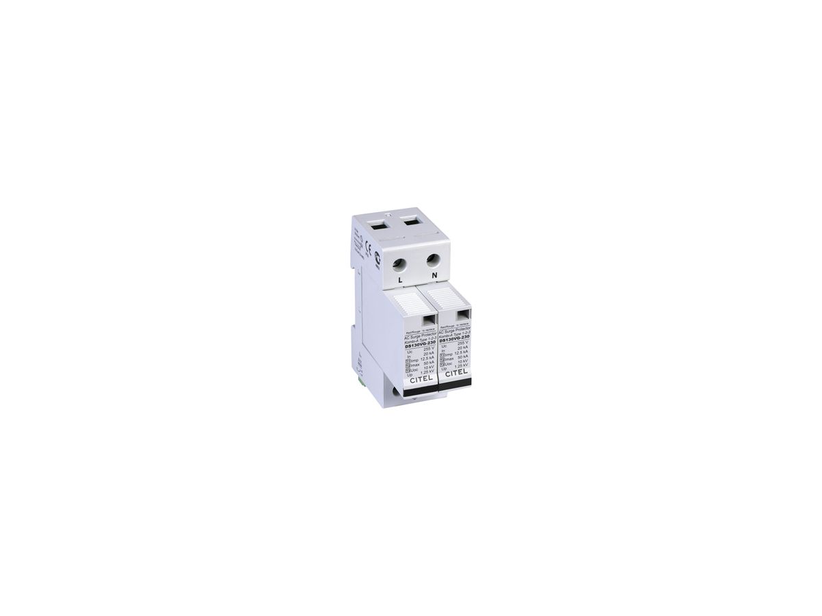 Blitzstromableiter DS 130VGS-230, Typ 1+2+3, 2-polig