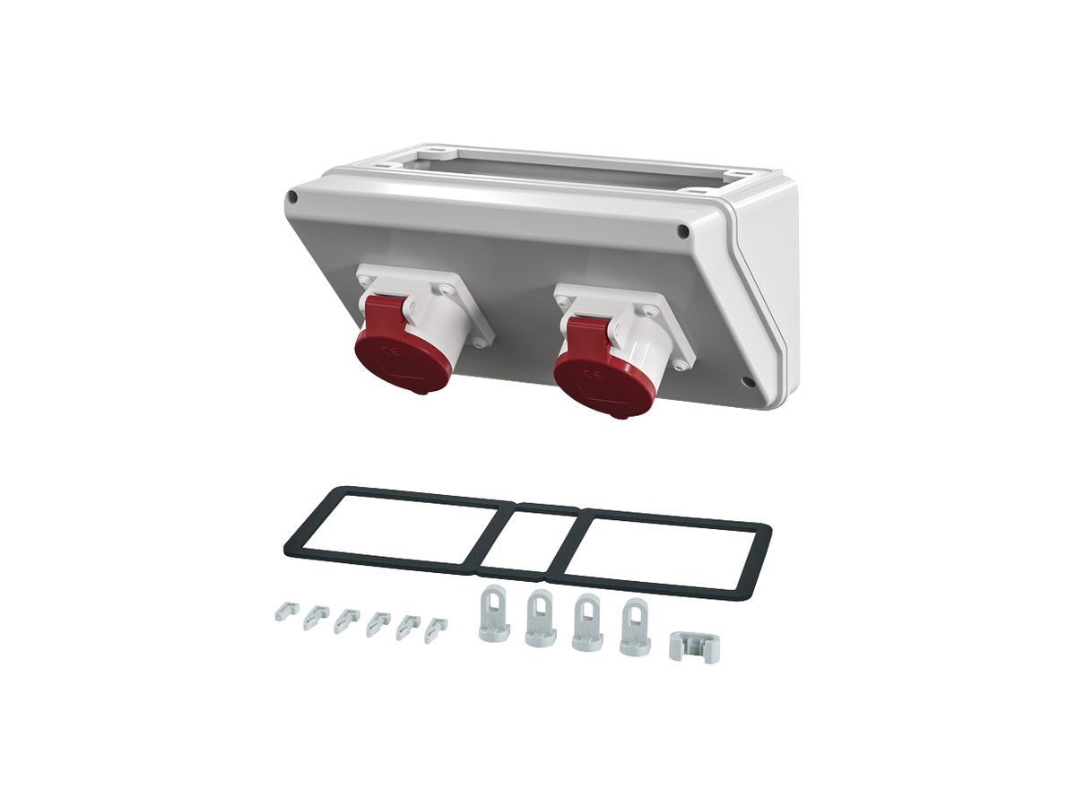 Connection Box Hensel Mi, 2×CEE 16A, 5 P, 400V, 6h