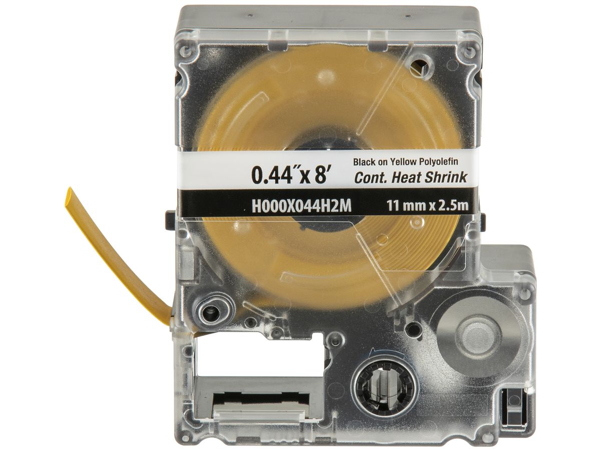 Schrumpfetikettenkassette Panduit MP, Endlosband, 6.4mm×2.4m, gelb