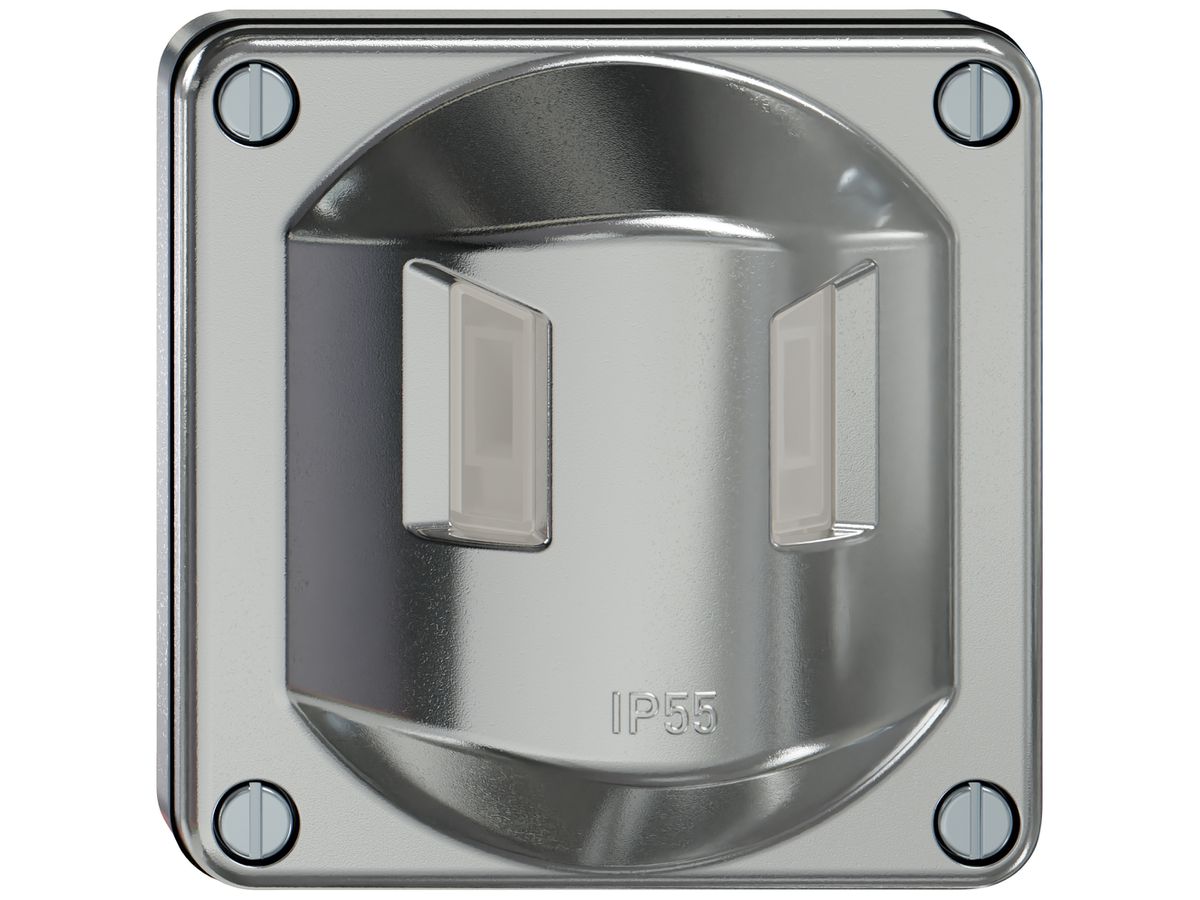 UP-Bewegungsmelder KNX ELEMENT pirios 2-Kan 180° aluminium