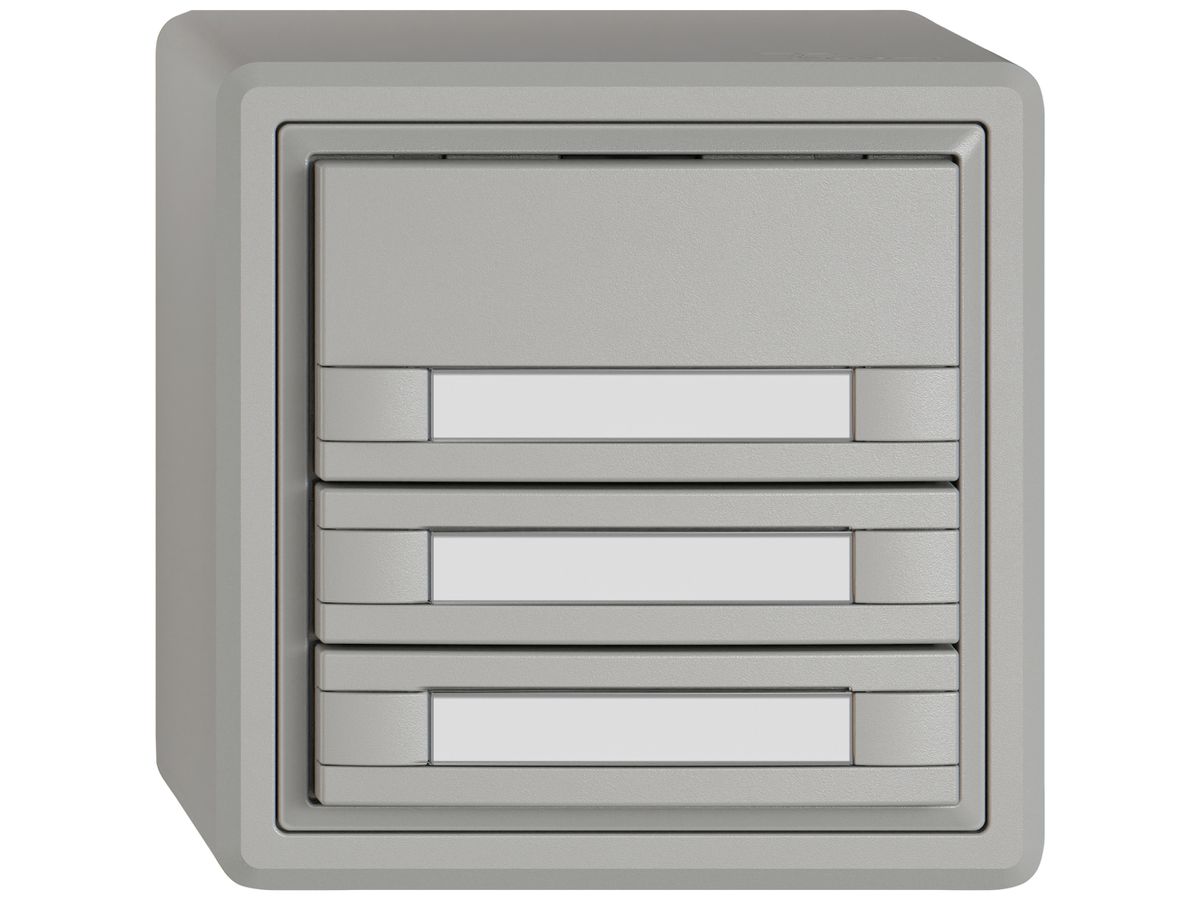 AP-KNX-Taster RGB EDIZIO.liv SNAPFIX® Temperaturfüh.o.LED Pap.6×T 1-Tbed.hgu