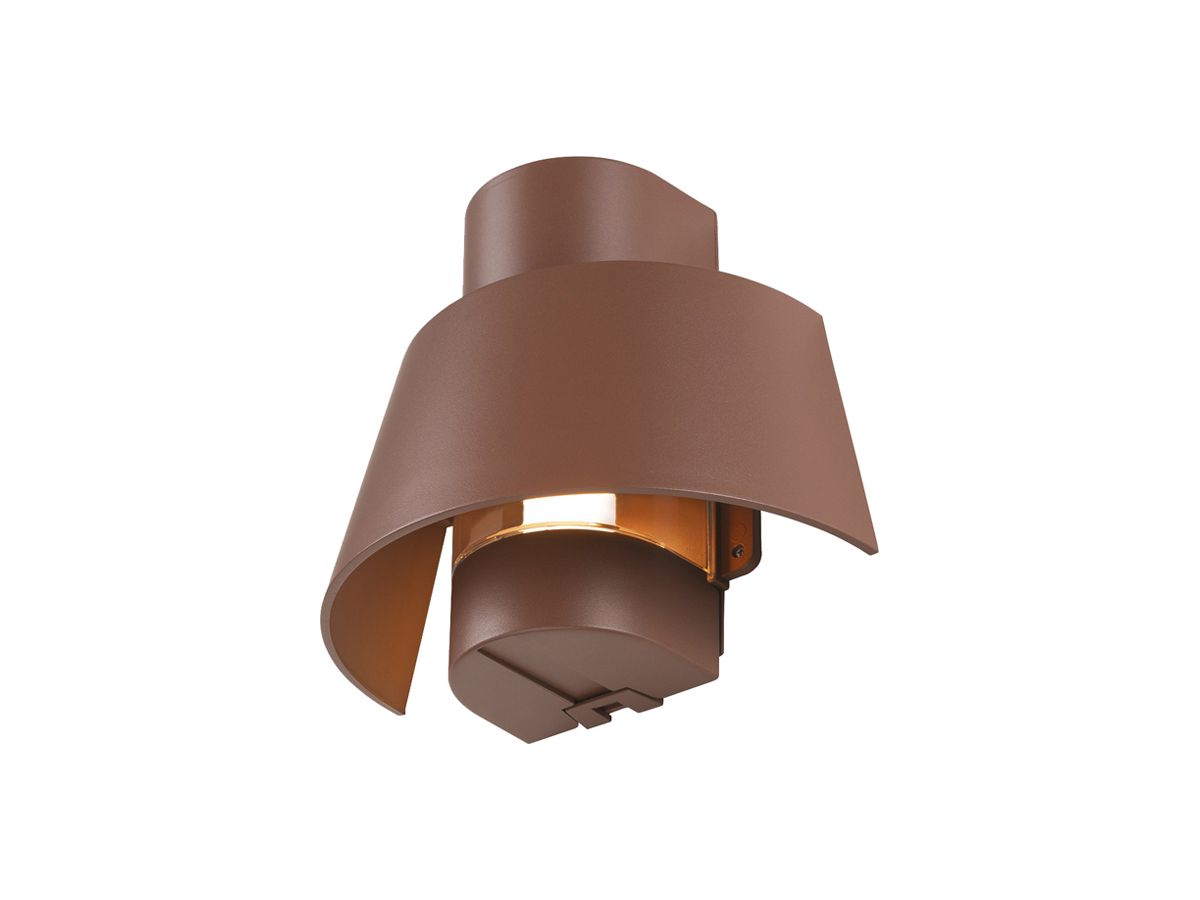 Wandleuchte SLV PHOTONI E27 1×0…13W IP55 125×250mm rost